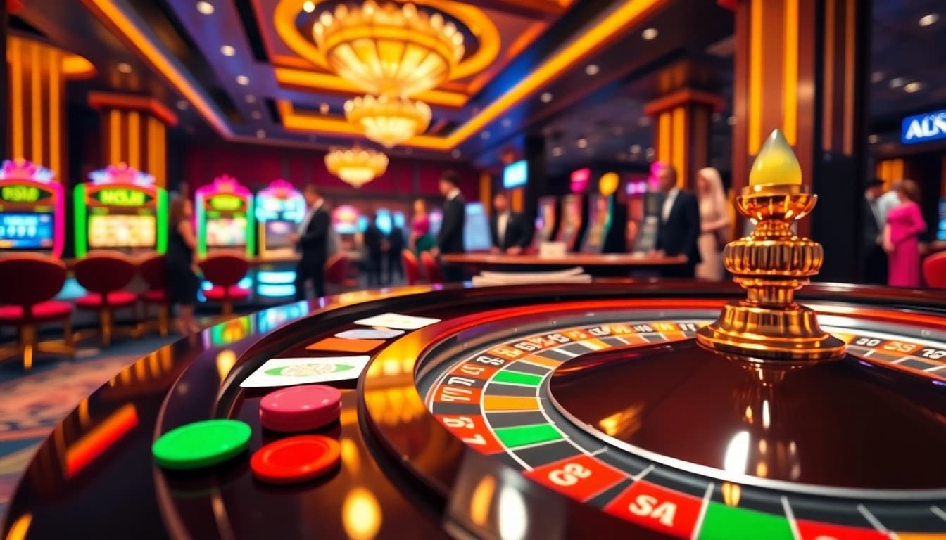 Experience thrilling gaming at USDT casino Malaysia featuring luxurious ambiance and vibrant atmosphere.