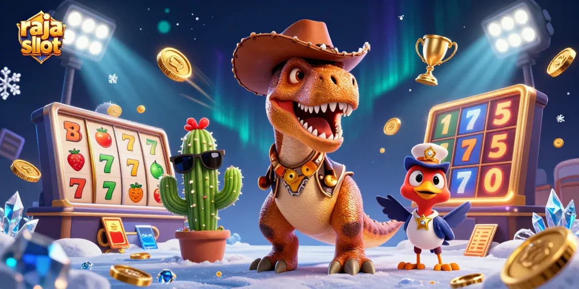 Raja slot menampilkan jackpot dan simbol menarik dalam ilustrasi visual yang memikat.