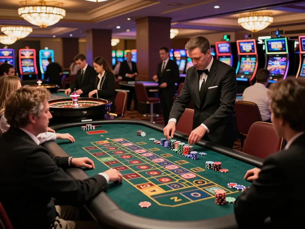 Experience the thrill of non gamstop casinos with active roulette tables and engaging gameplay