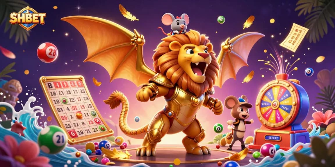 Experience exciting SHBET gaming with thrilling lottery balls and dynamic casino elements.