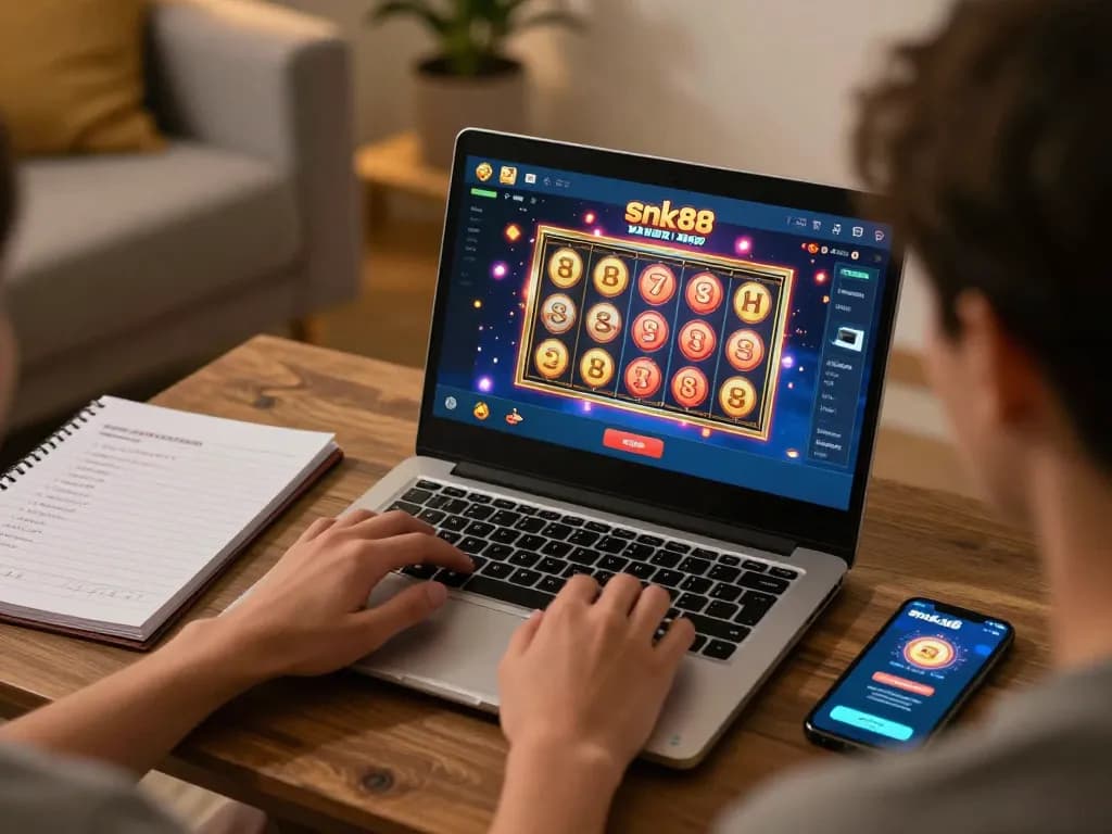 Experience excitement with snk88 while enjoying online slots in a cozy home setting