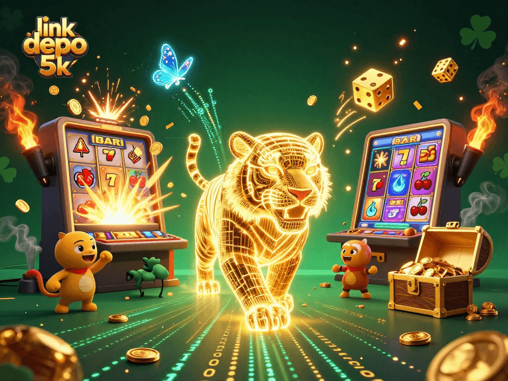 Experience thrilling gameplay at link depo 5k with dynamic slots and vibrant casino elements.