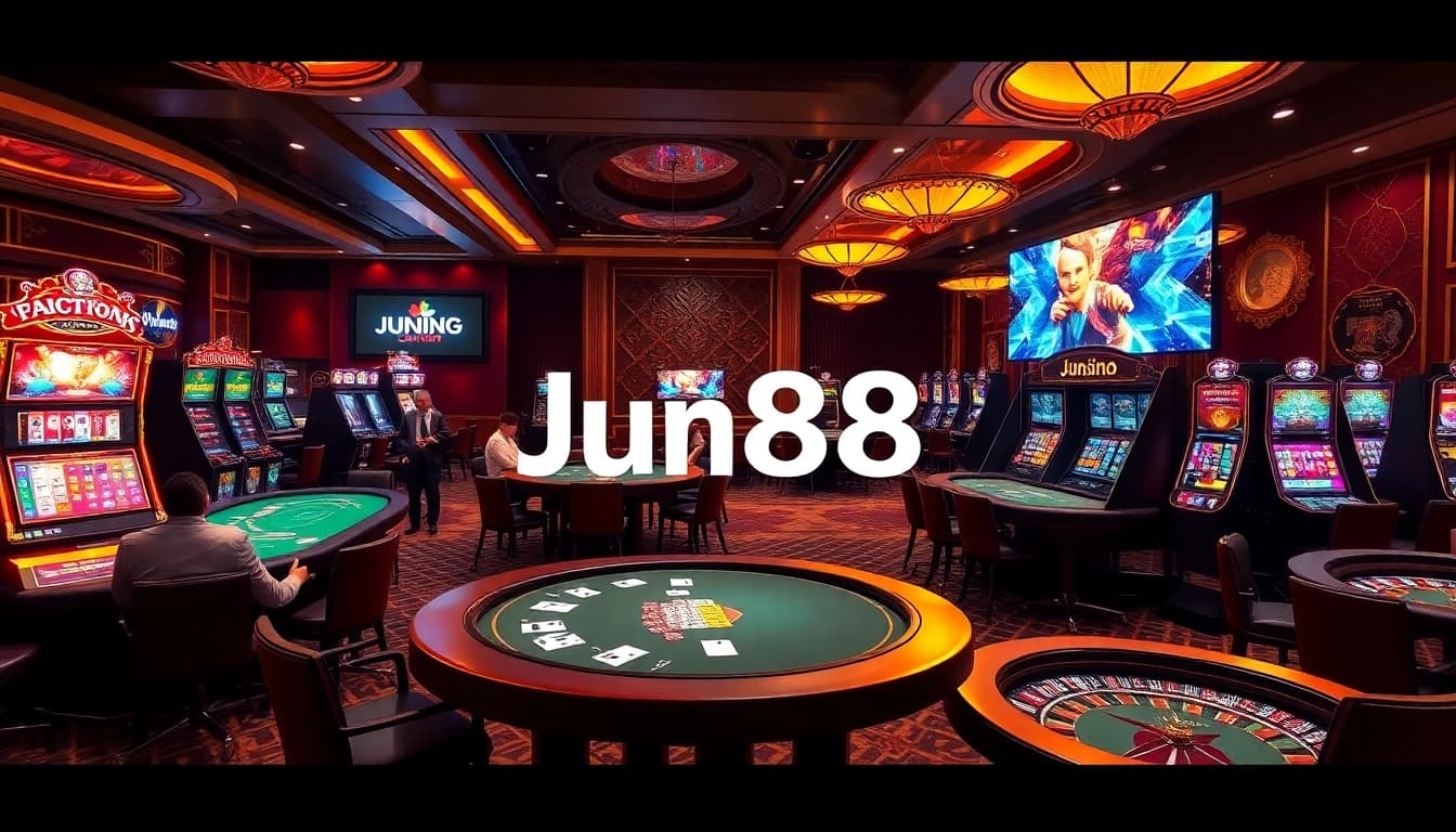 Experience the thrill of gambling at Jun88 with luxurious casino games and vibrant atmosphere.