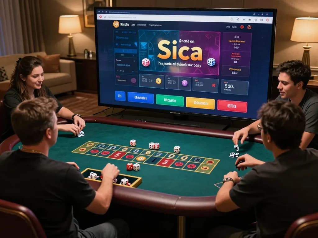 Sicbo game actively engages players in an online casino environment with live dealer features