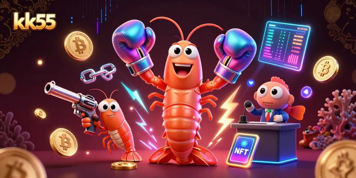 Engage in thrilling gambling with kk55 as 3D characters interact in a vibrant casino scene.