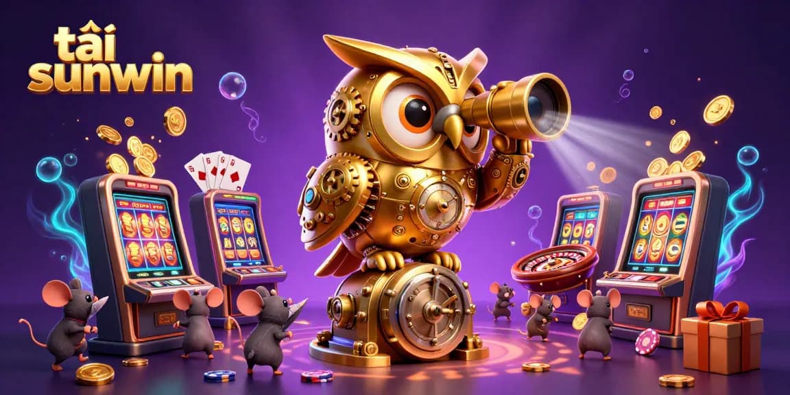 Win big while exploring tải sunwin with a vibrant casino scene showcasing engaging games and characters.