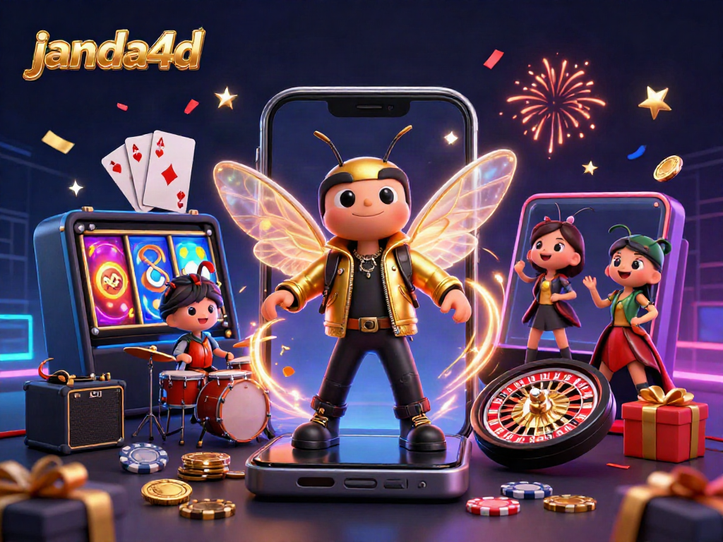 Geng rock cicada 3D janda4d tampil apik dengan permainan slot yang memukau.