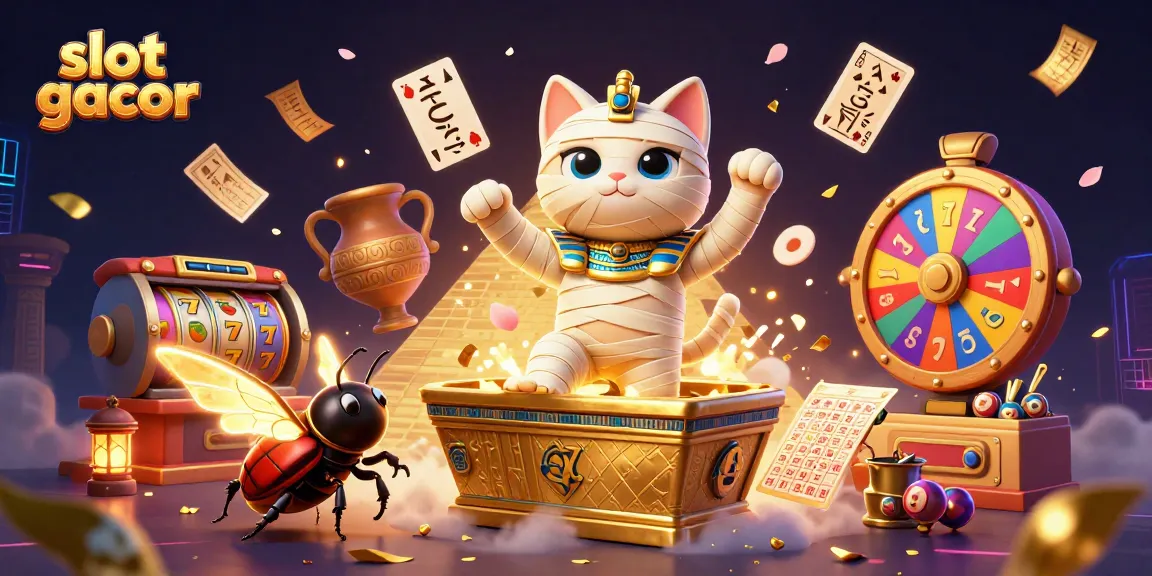 Temukan slot gacor terbaik dengan kucing mumi dan simbol keberuntungan di kasino digital yang memukau.