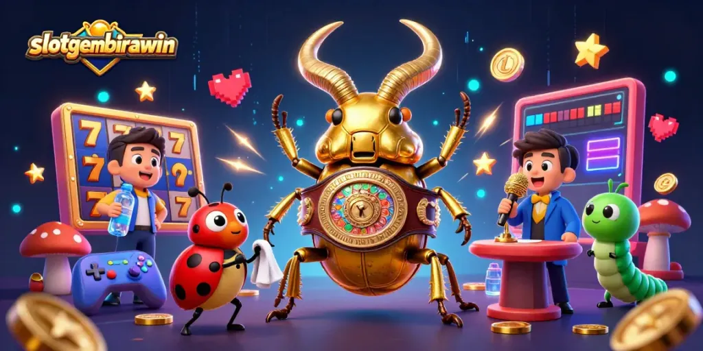 Engage in thrilling gameplay with slotgembirawin featuring vibrant character illustrations and casino-themed elements.