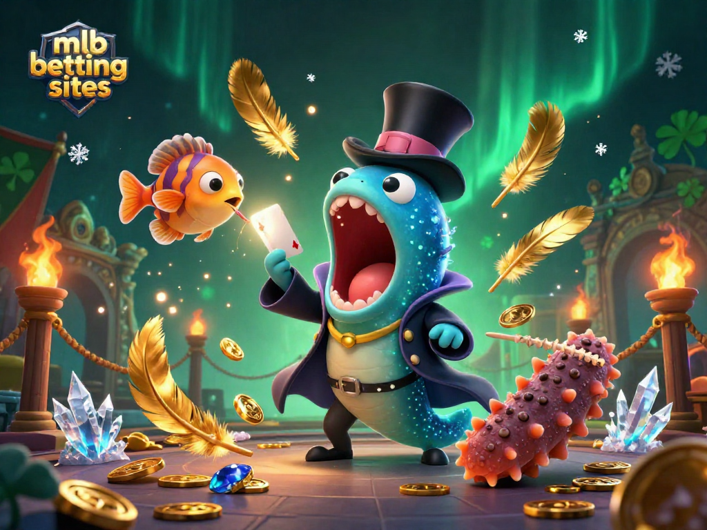 Experience the magic of mlb betting sites with unique marine characters showcasing thrilling card tricks.