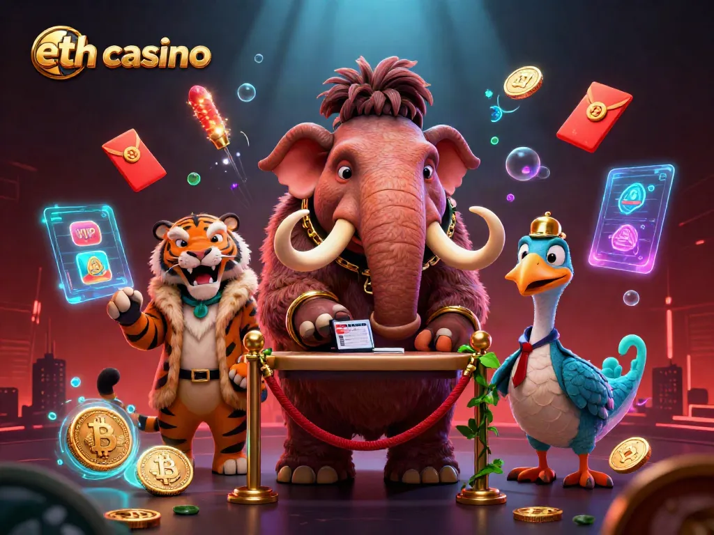 Engage in the exciting eth casino experience featuring vibrant characters and glowing rewards.
