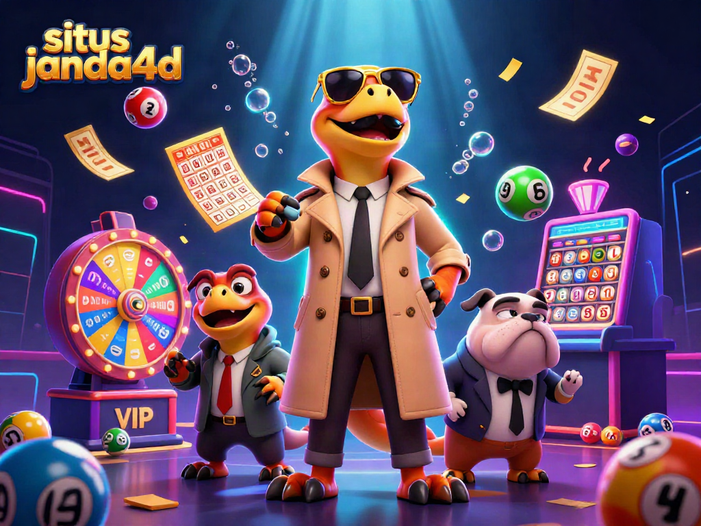 Geng raptor dalam trench coat memasuki lounge VIP, beraksi menarik tiket lotere di situs janda4d.
