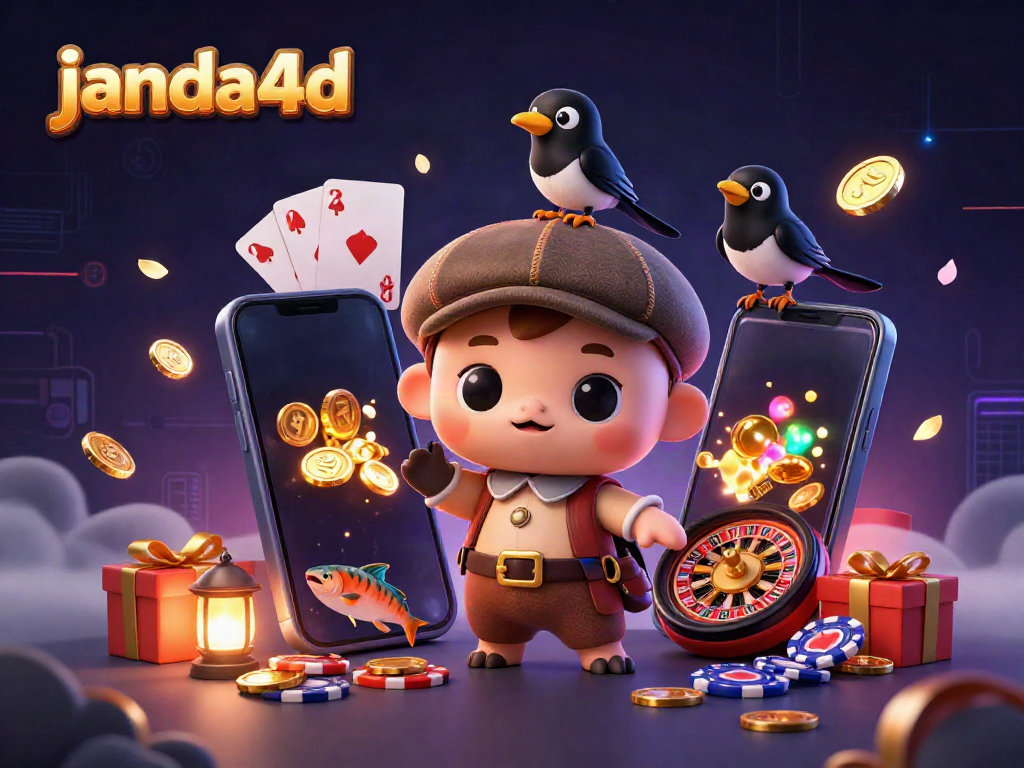 Permainan menarik di janda4d dengan bola dan slot virtual yang meriah.
