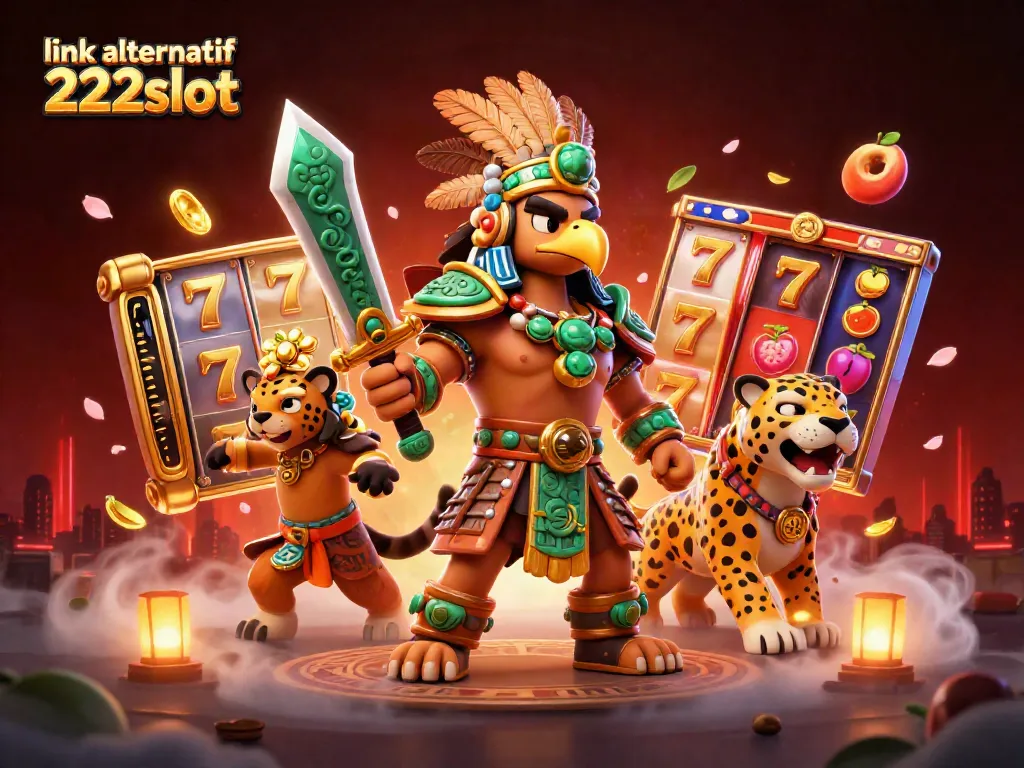 Menangkan slot dengan link alternatif 222slot yang memberikan jackpot menarik dan berbagai simbol berwarna.