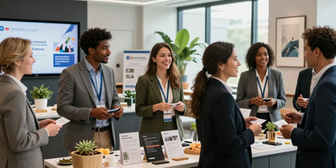 A diverse networking event showcasing professionals engaging at https://aisa.org.uk.