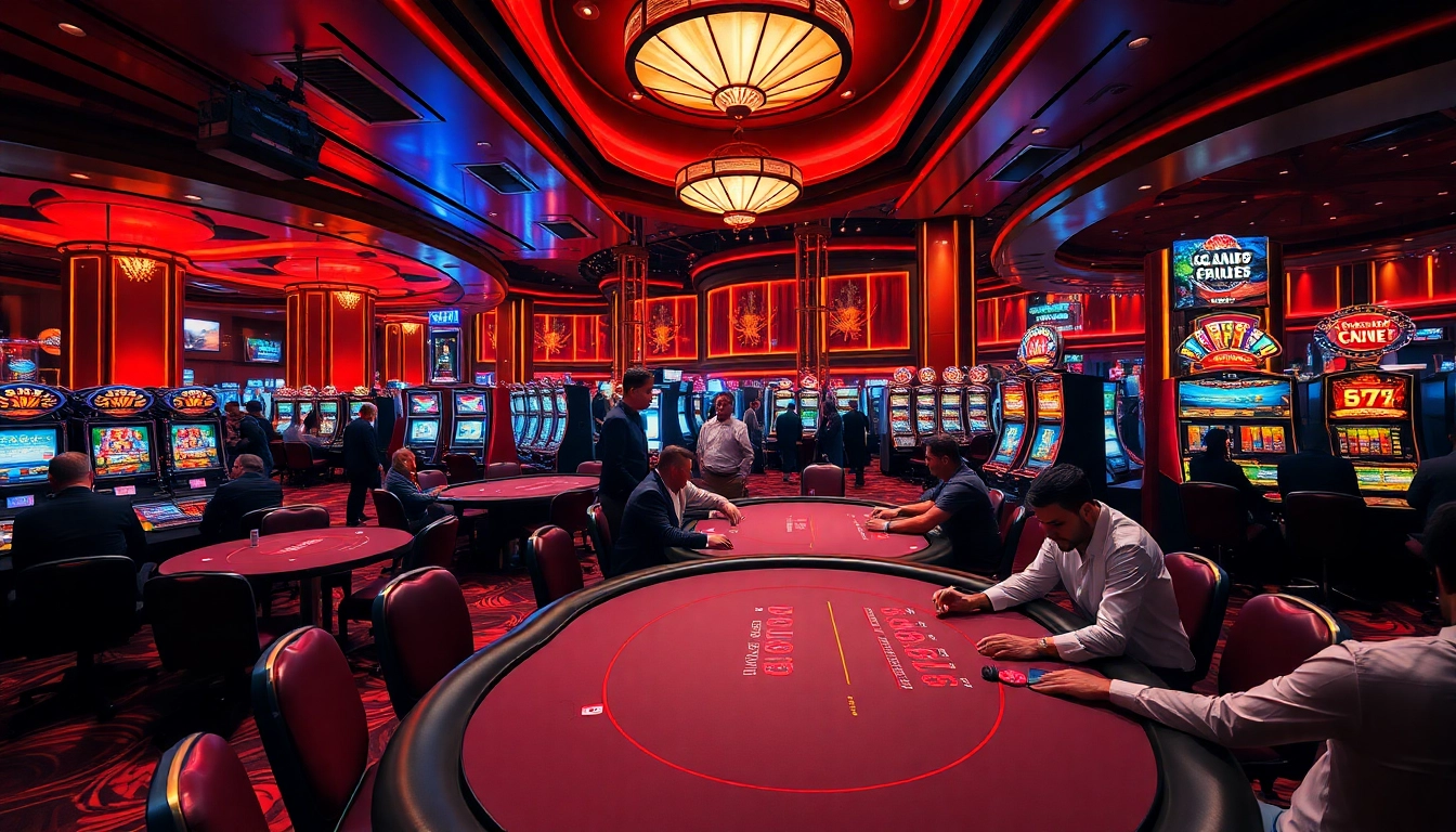 Experience the thrill of gambling at RR88's vibrant casino gaming floor.