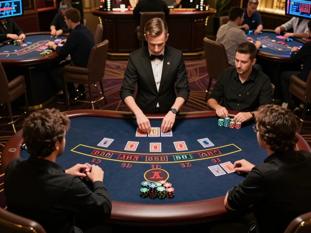 PHDREAM6268 live dealer baccarat game with real dealer and engaged players in action.
