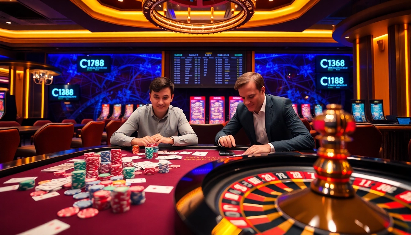 Experience the excitement of C168 with vibrant casino games and engaging players.