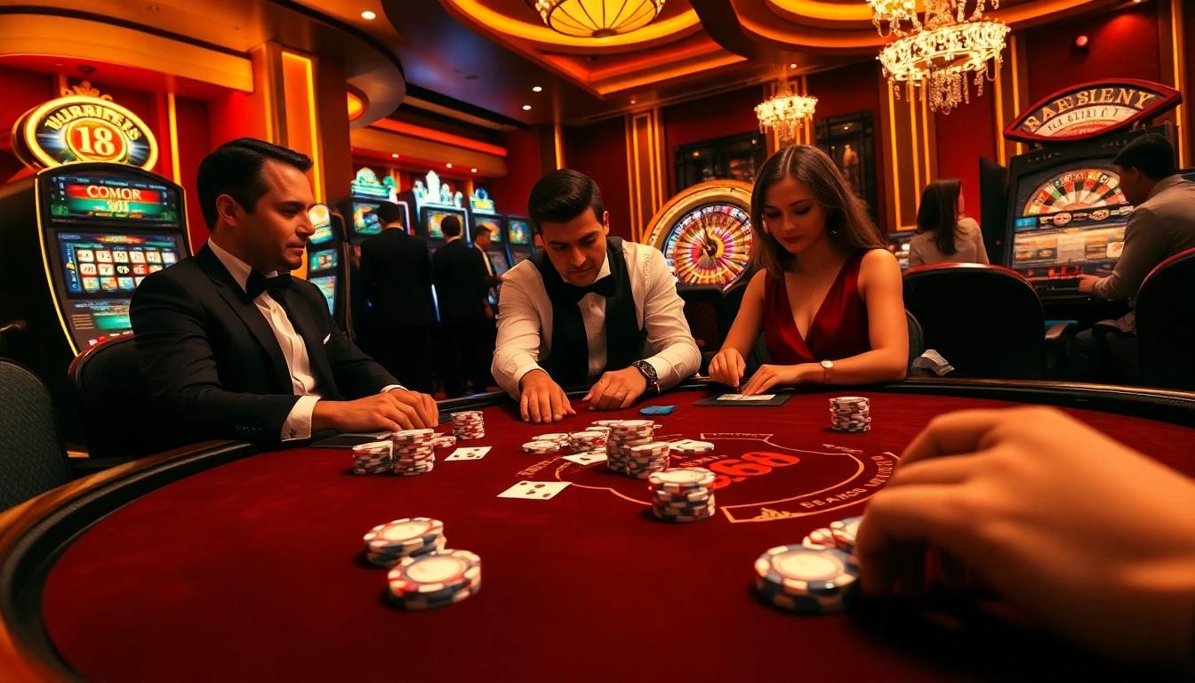 Experience the excitement of C168 casino gaming with vibrant poker action and luxury.