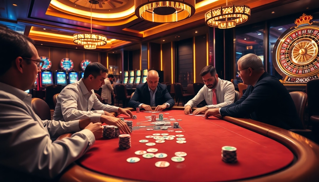 Experience the excitement of professional poker at https://rr9957.com/ with colorful chips and cards.