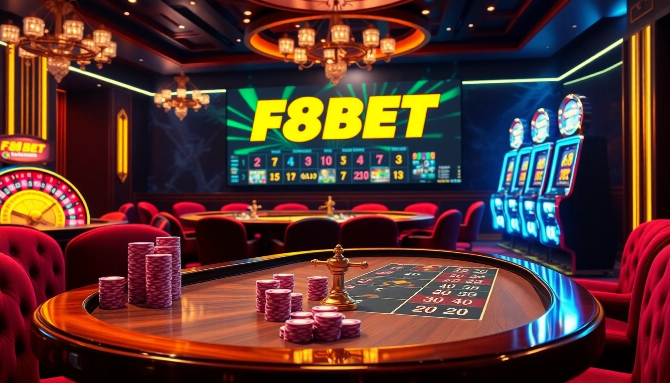 Experience the excitement of gambling at https://f8bet.net.in/ with vibrant casino tables and thrilling gameplay.