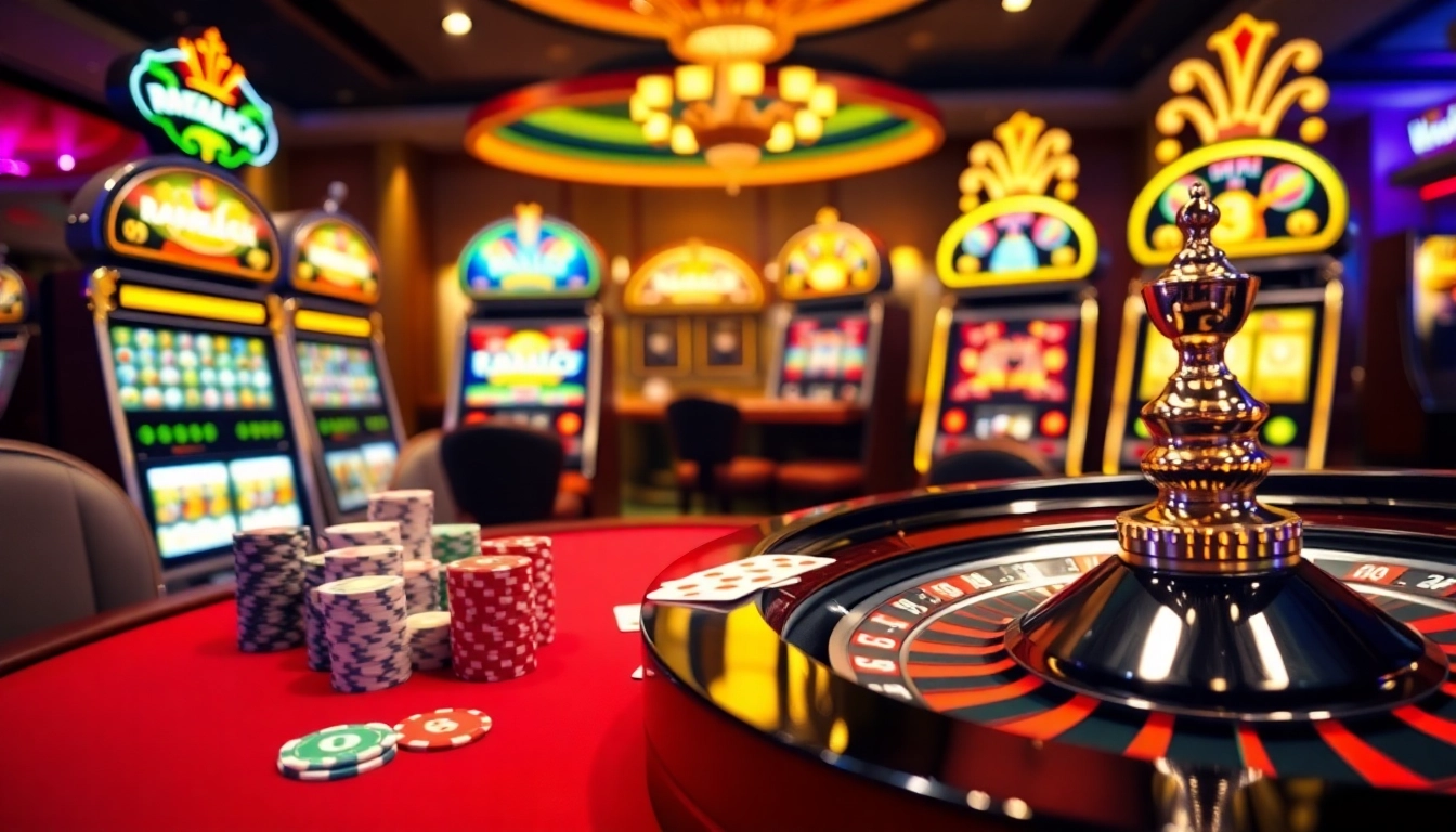 Experience thrilling games at rajaluck with vibrant casino tables and engaging visuals.