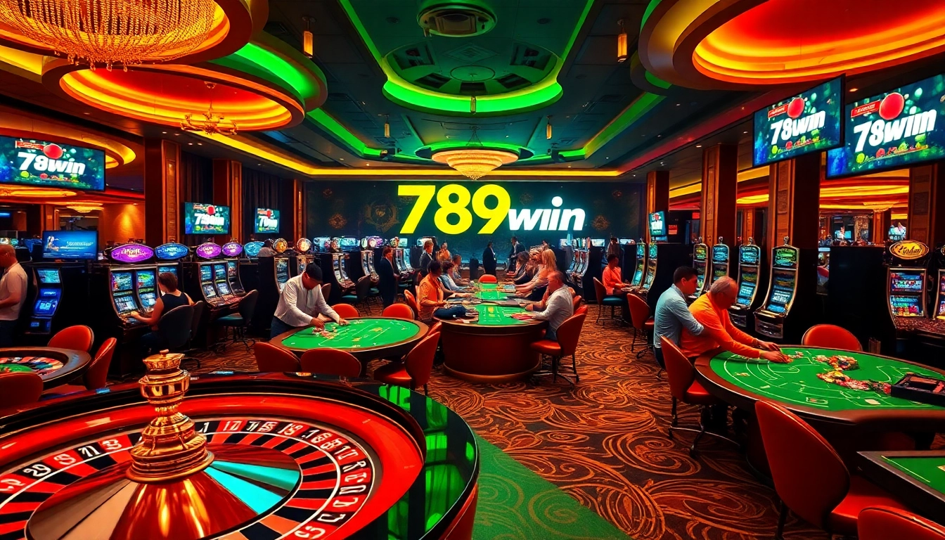 Experience the thrill of winning at 789win with our luxurious casino gaming floor.