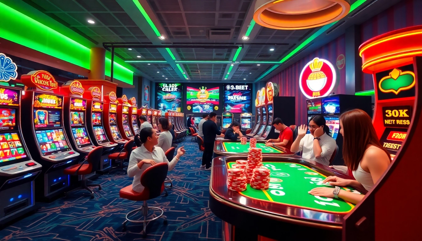 Explore the dynamic online gaming environment at https://f8bet.io/, highlighting exciting casino games and vibrant interactions.