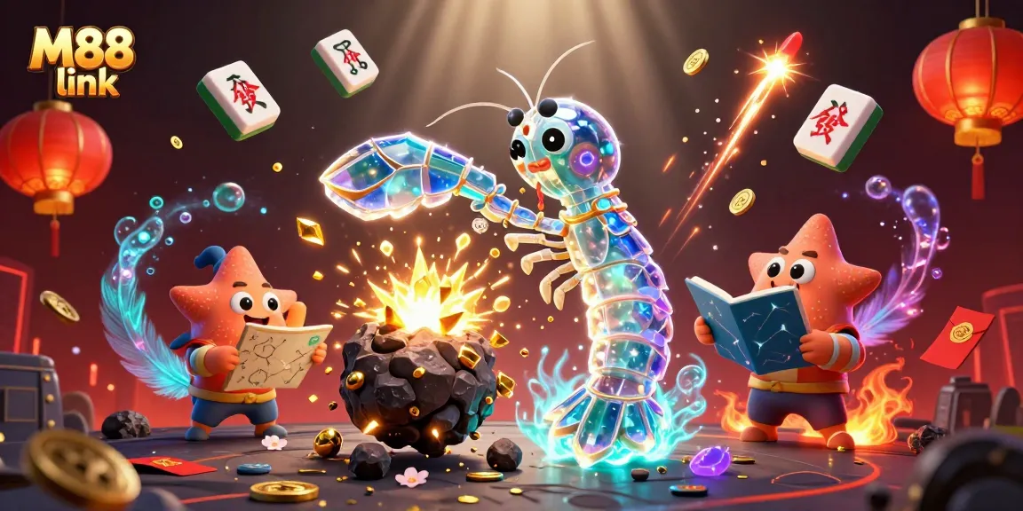 Experience M88 link with vibrant scenes of dynamic gambling action and captivating visuals.